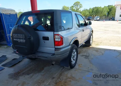 2002 Isuzu Rodeo Sport S 3.2L V6 Hard Top/S 3.2L V6 Soft Top из США, поврежденный, VIN 4S2CK57W324325997